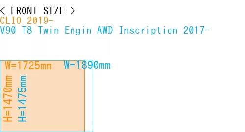 #CLIO 2019- + V90 T8 Twin Engin AWD Inscription 2017-